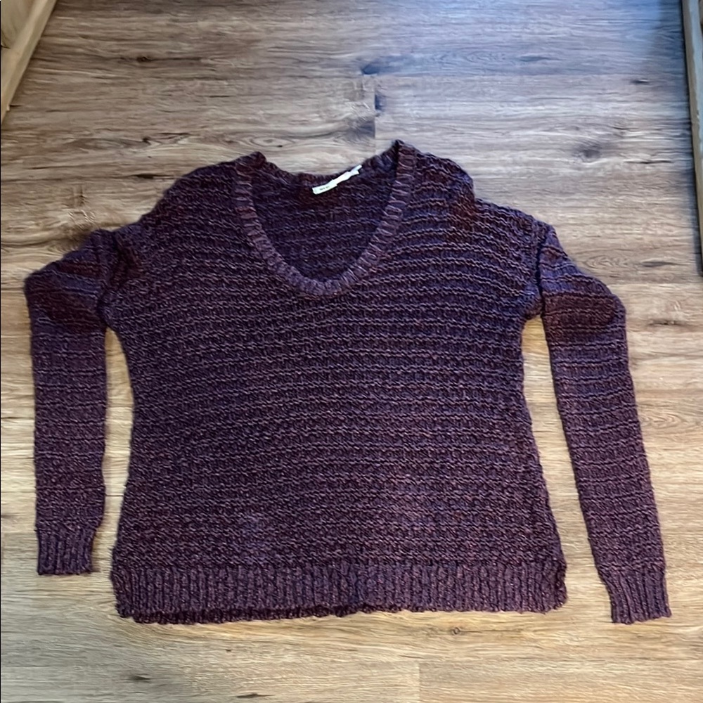 Women's Purple Knit Sweater